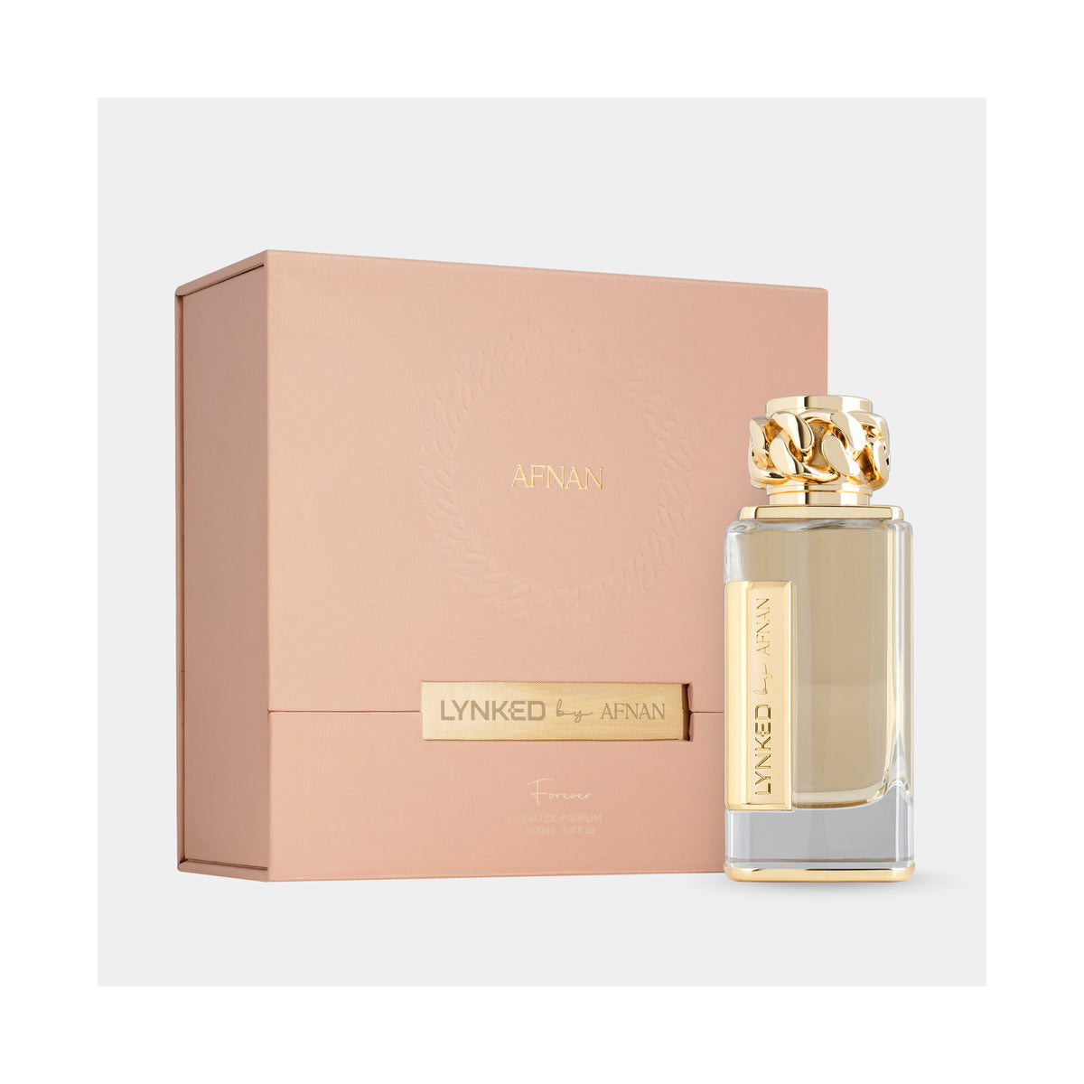 Afnan Lynked Forever EDP 100ml - bottle and box