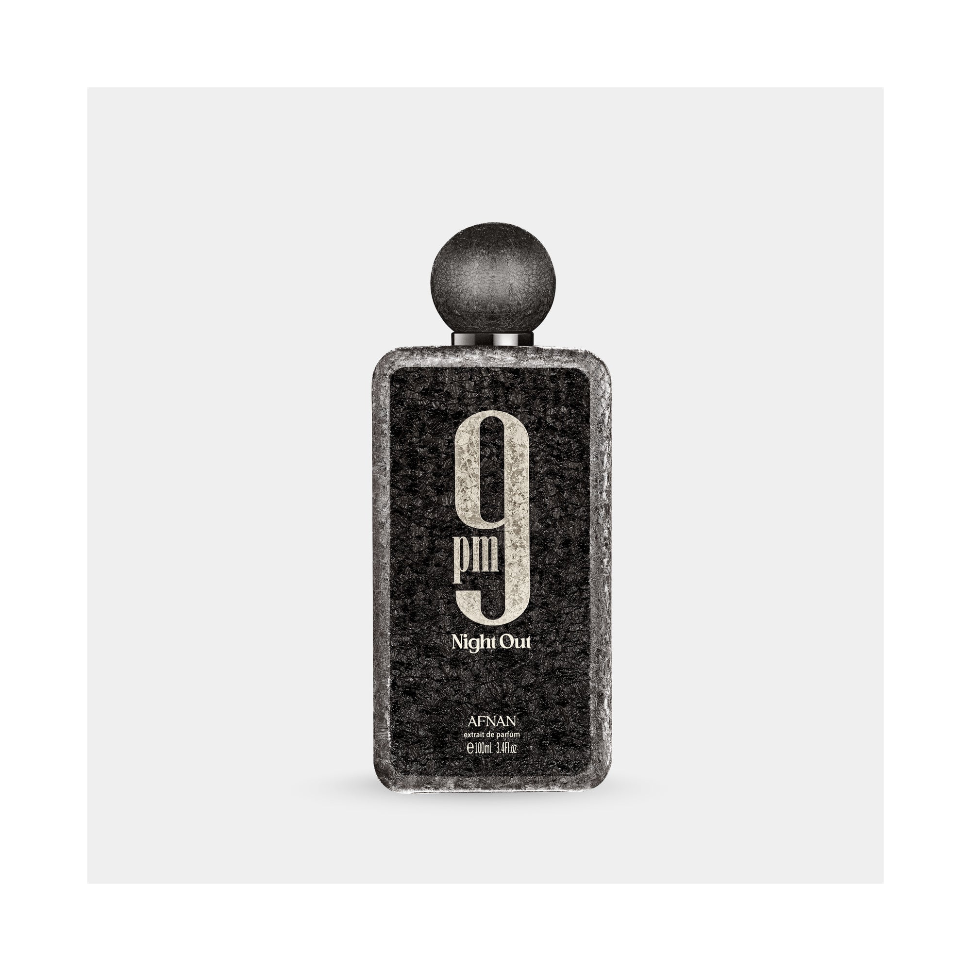 Afnan 9PM Night Out Extrait de Parfum 100ml - front bottle view