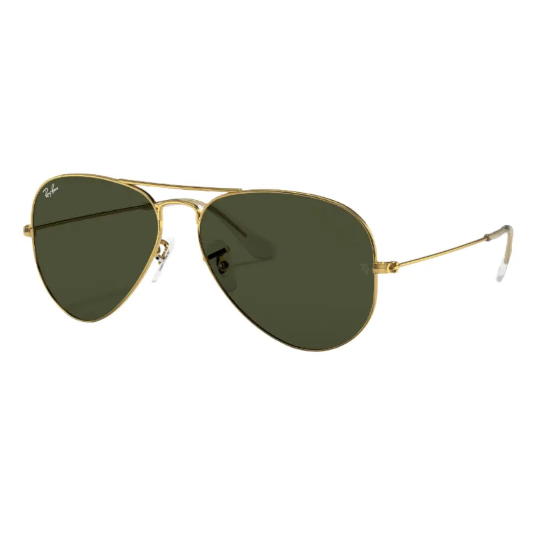 Ray-Ban Aviator Classic RB3025 001 Arista Gold G-15 Green 62mm Sunglasses