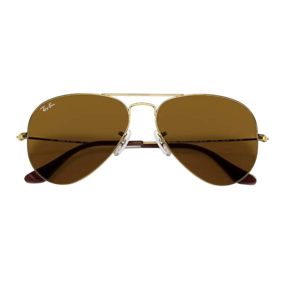 RAY-BAN RB3025 AVIATOR Classic 001/33 Brown Sunglass Ray-Ban