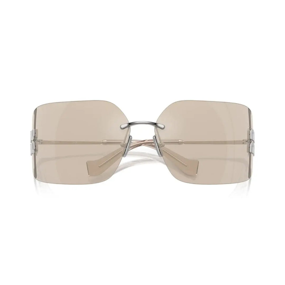 Folded View: Miu Miu MU 54YS 1BC10F – Compact Foldable Design, Premium Craftsmanship