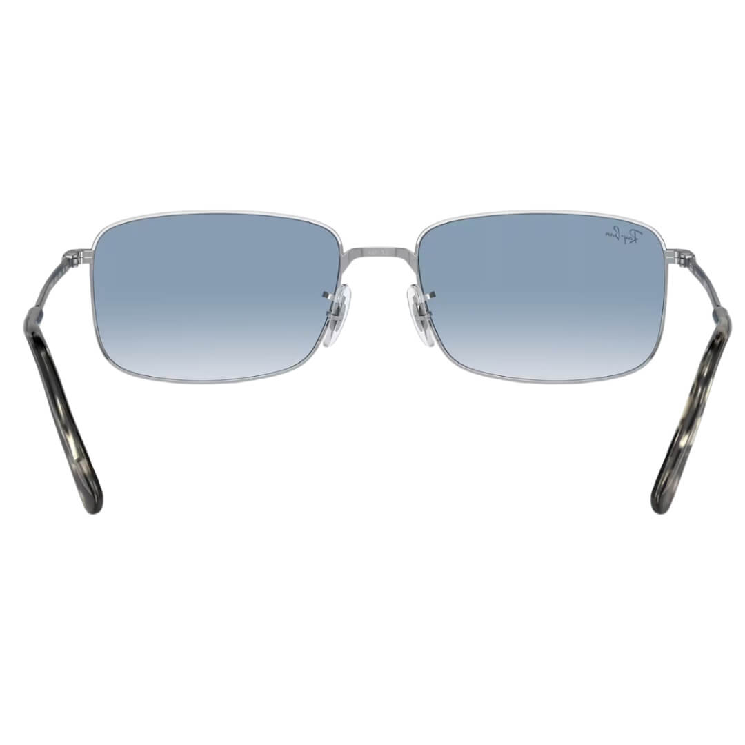 Ray-Ban RB3717 003/3F Sunglasses - Silver Frame, Blue Lens back view