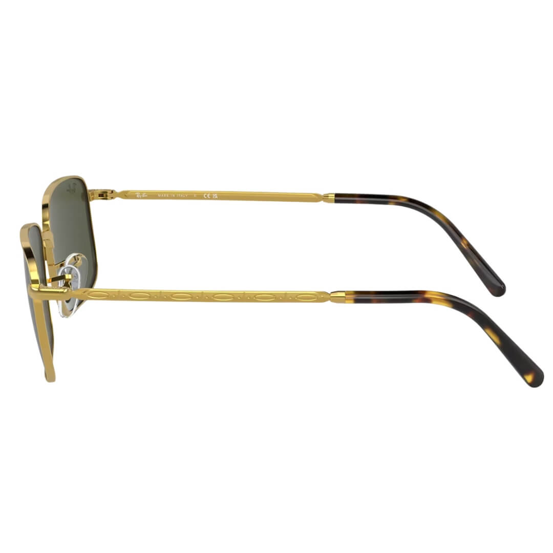 Ray-Ban RB3717 919631 Sunglasses - Gold Frame, Green Lens Side frame
