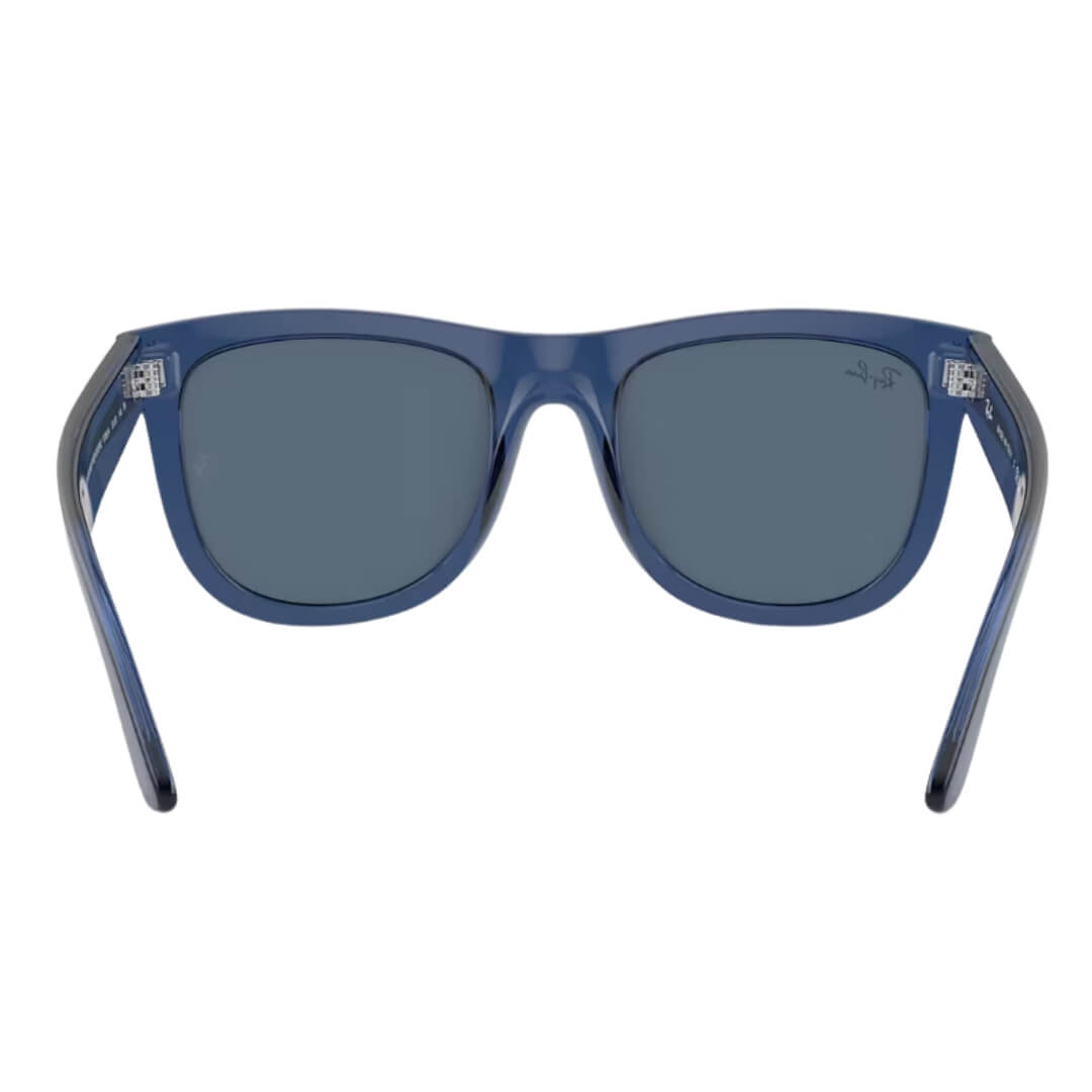 Ray-Ban Wayfarer Reverse RBR0502S 67083A - Transparent Navy Blue Frame with Blue Lens Back View