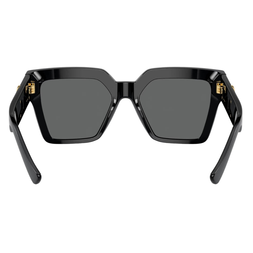 Versace VE4458 GB1/87 - Black Butterfly Frame with Dark Grey Lens Back View