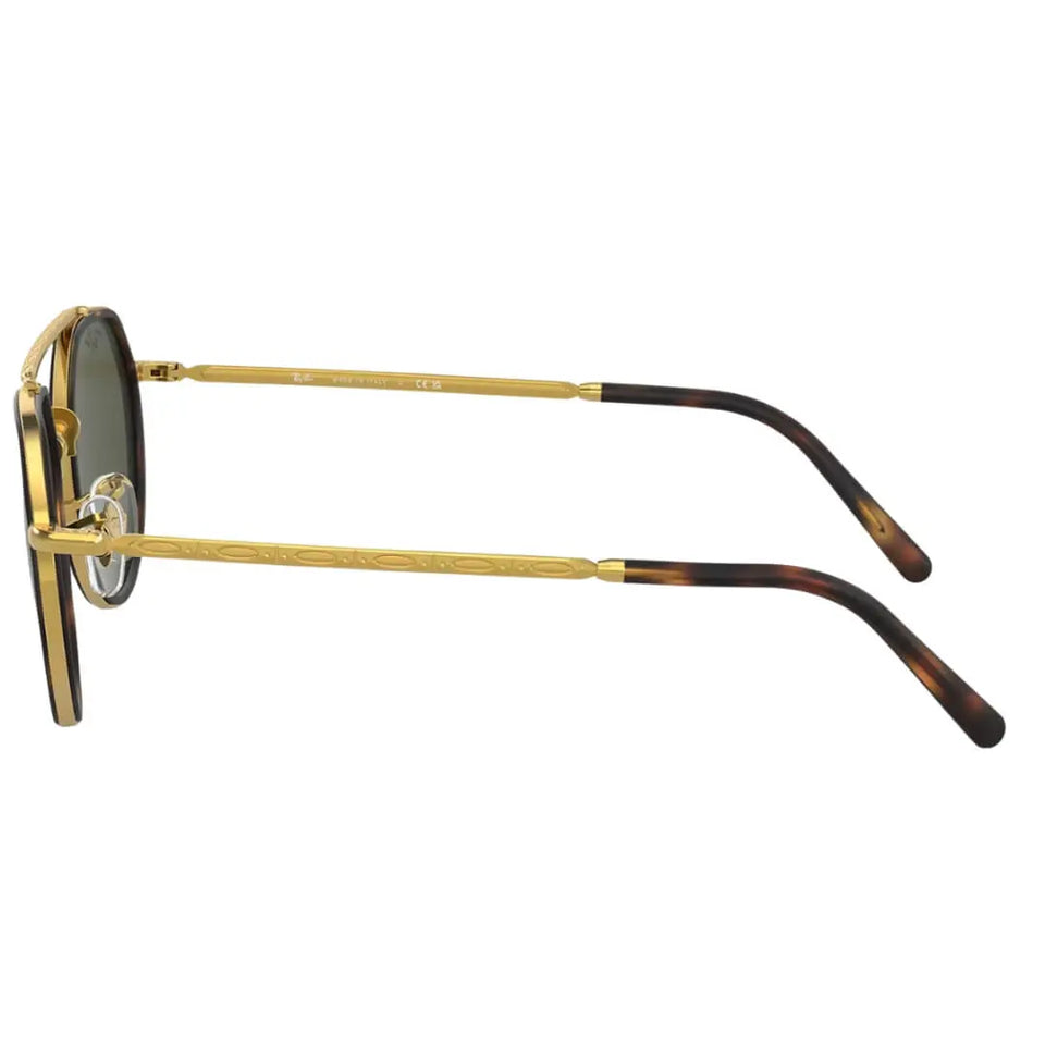 Ray-Ban RB3765 919631 Sunglasses - Legend Gold Frame with Green Lens Side view
