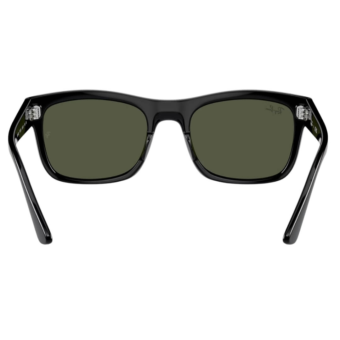 Ray-Ban RB4428 601/31 - Black Frame with Green Lens Back View