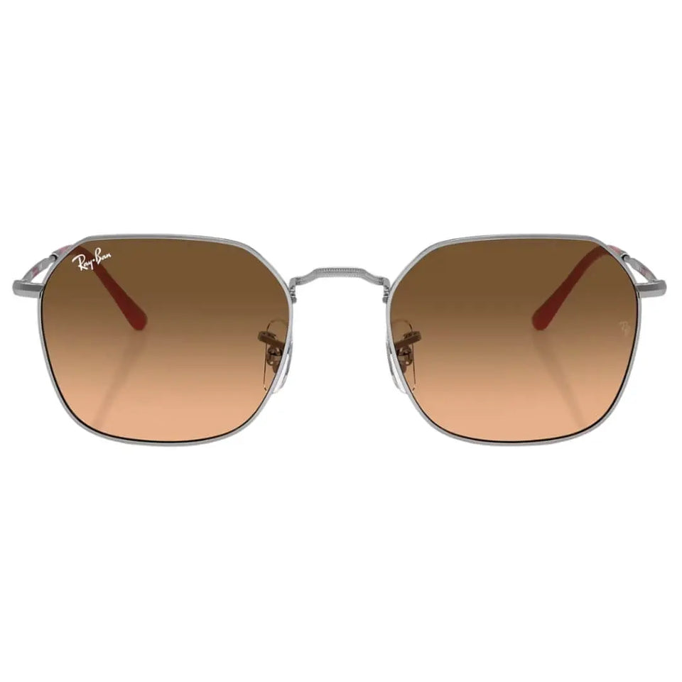 Ray-Ban Jim RB3694 003/3B Sunglasses - Silver Frame, Pink/Black Gradient Lens Front View