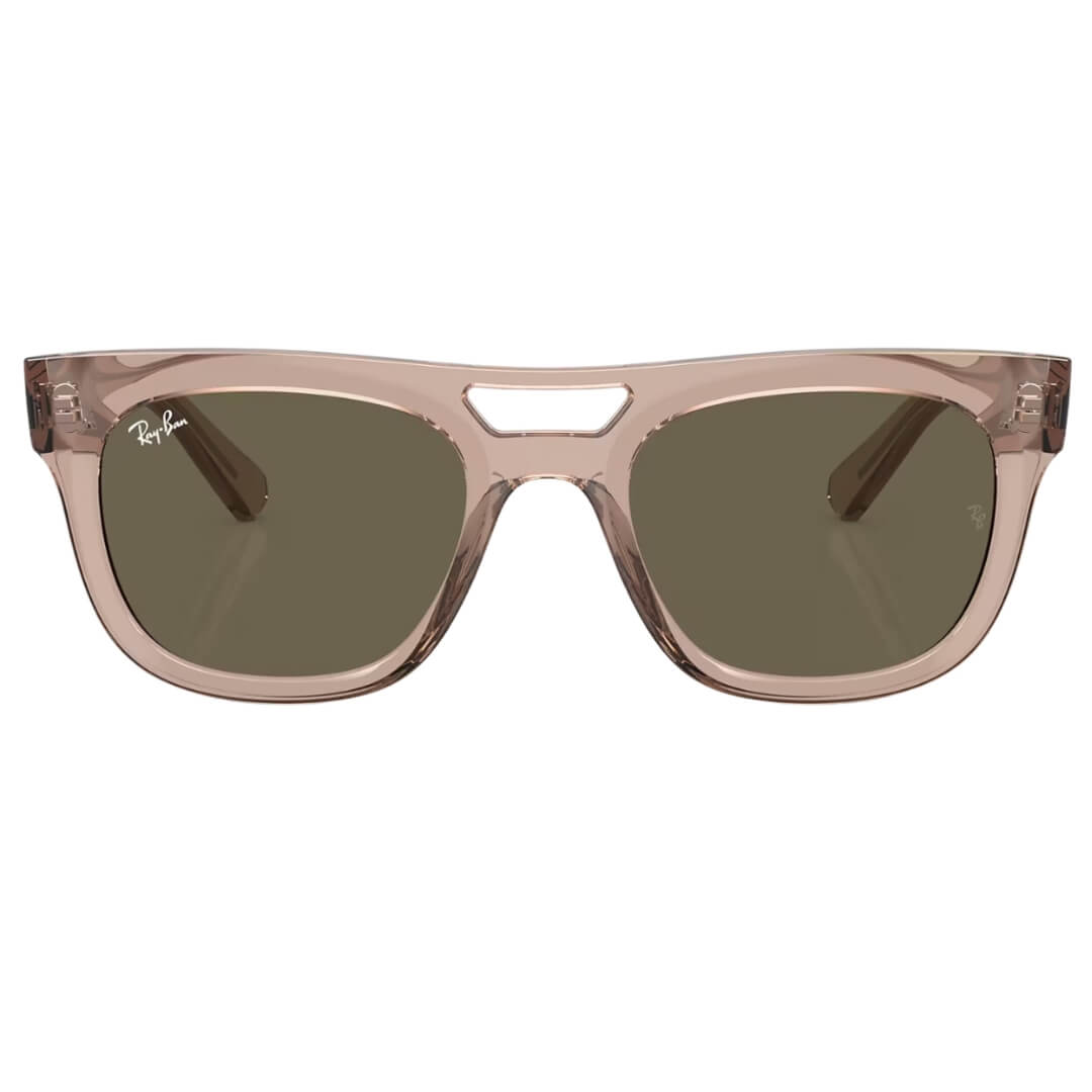 Ray-Ban Phil RB4426 6727/3 - Transparent Light Brown Frame, Brown Lens Front View