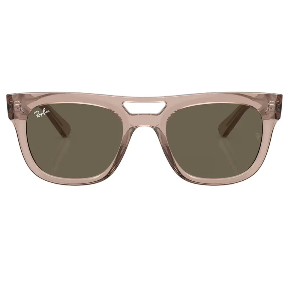 Ray-Ban Phil RB4426 6727/3 - Transparent Light Brown Frame, Brown Lens Front View