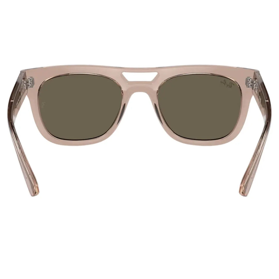 Ray-Ban Phil RB4426 6727/3 - Transparent Light Brown Frame, Brown Lens Back View