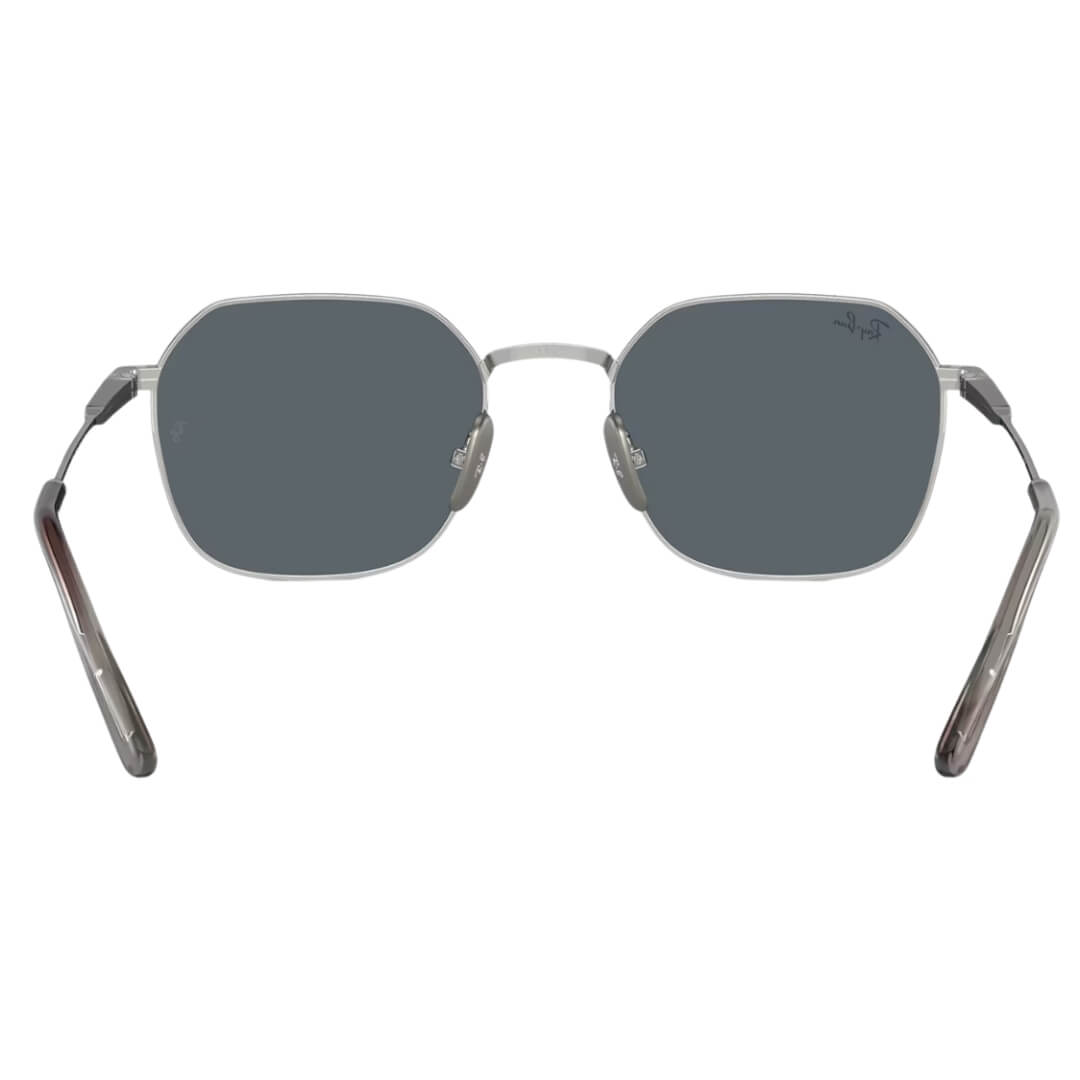 Ray-Ban Jim Titanium RB8094 9209R5 - Silver Frame with Blue Lens