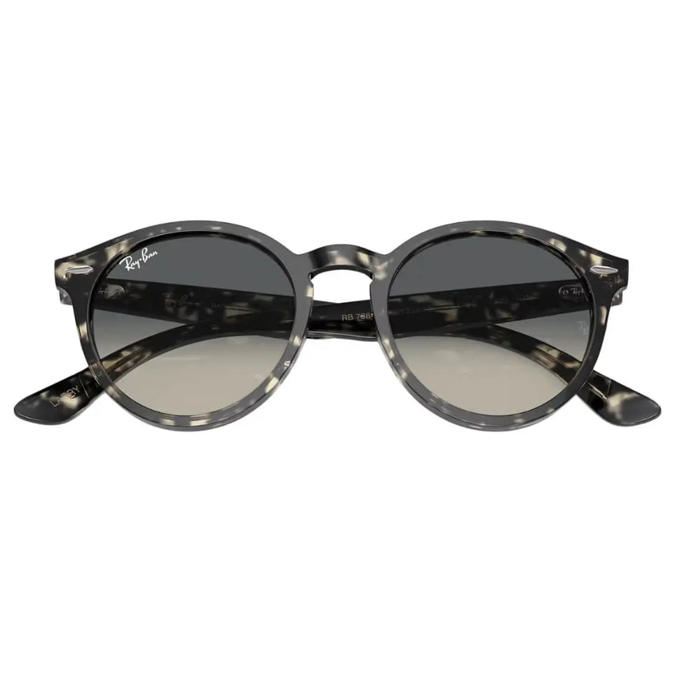 Ray-Ban Larry RB7680S 133371 - Grey Havana Frame with Grey Lens Folded View