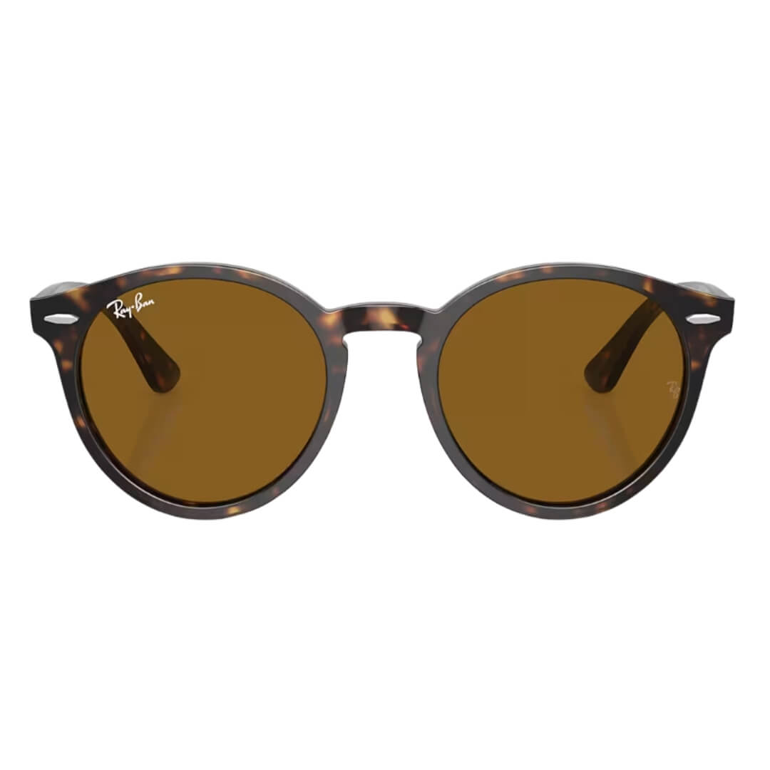 Ray-Ban Larry RB7680S 902/33 - Havana Frame with Brown Lens Front View