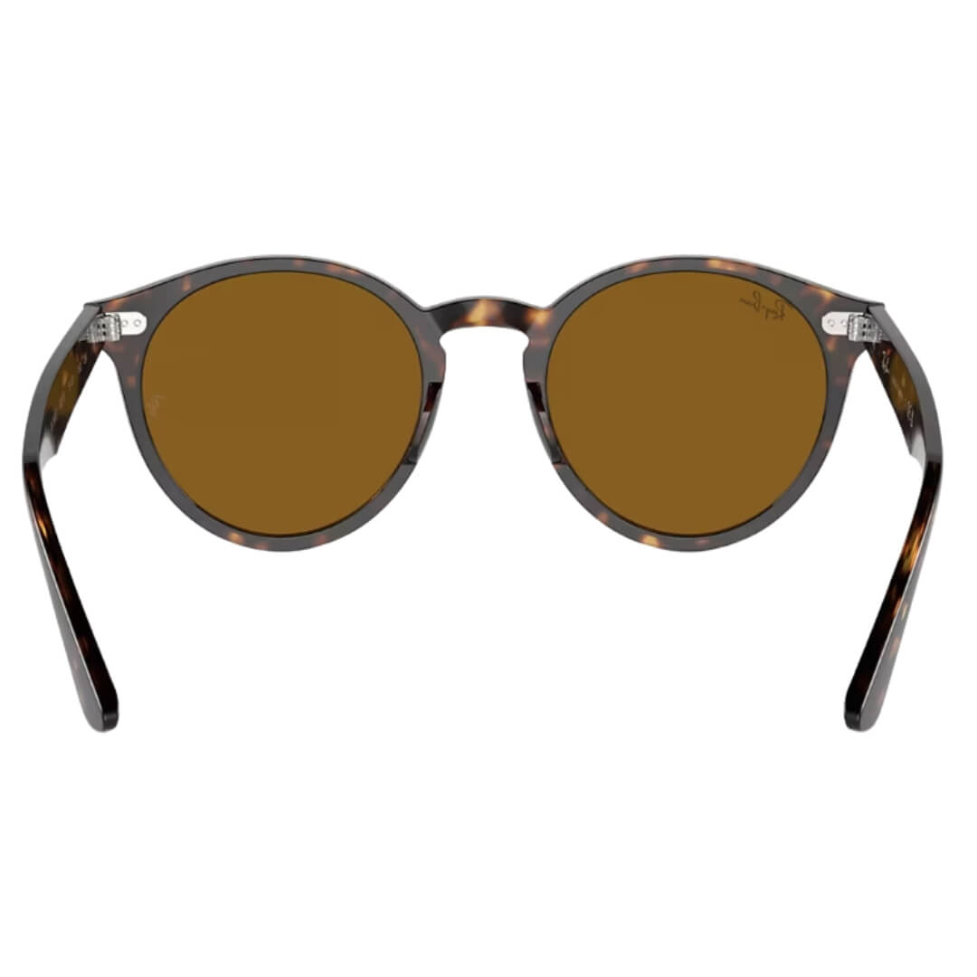 Ray-Ban Larry RB7680S 902/33 - Havana Frame with Brown Lens Back View