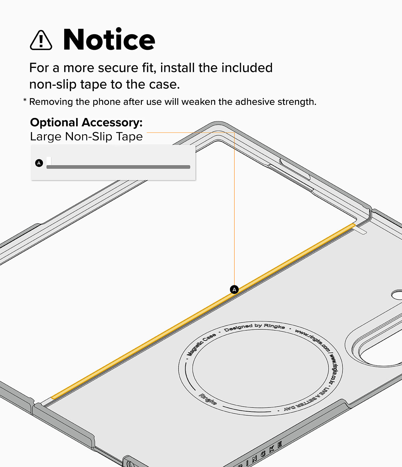 Galaxy Z Fold 7 Case Fusion Magnetic Clear by Ringke