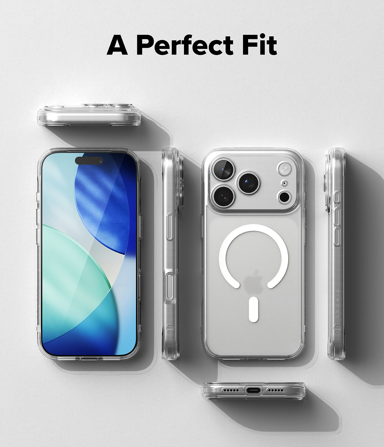 iPhone 17 Pro Max Case Fusion Magnetic Matte Clear by Ringke