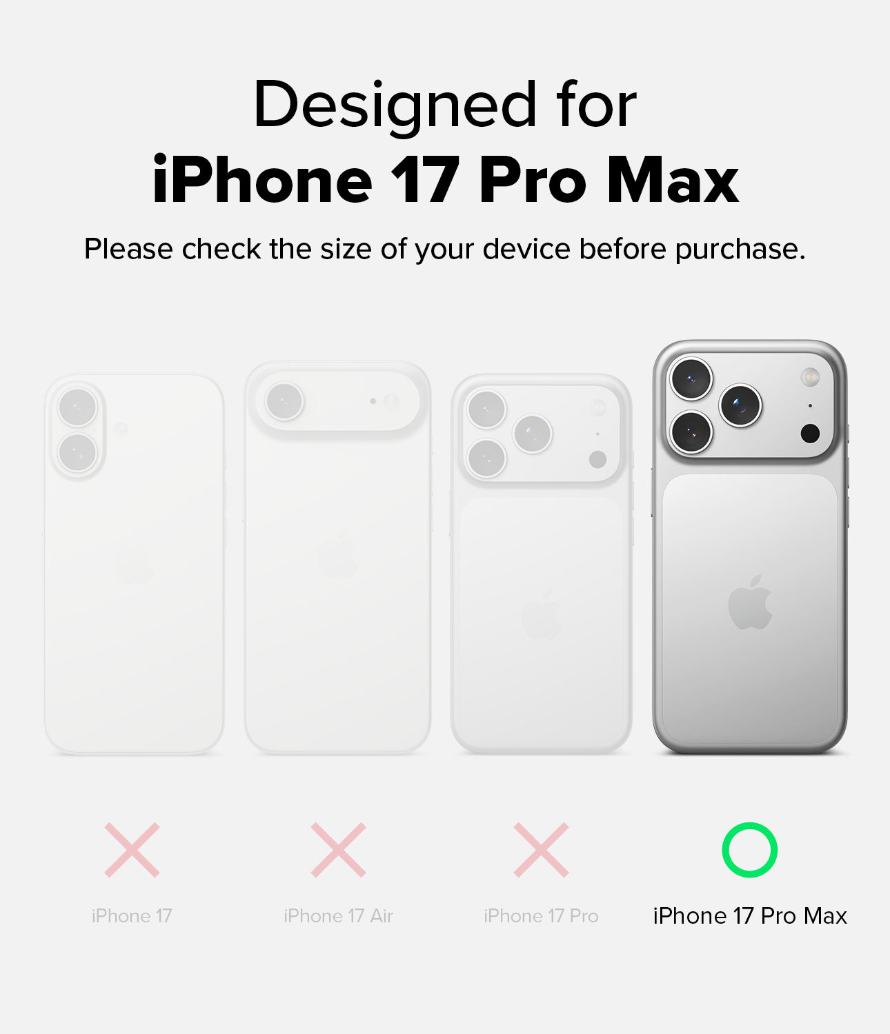iPhone 17 Pro Max Easy Slide Tempered Glass 2 Pack by Ringke