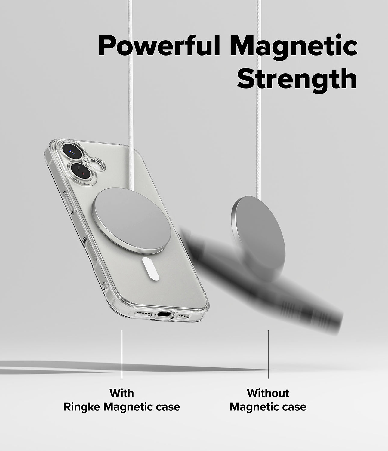 iPhone 17 Case Fusion Magnetic Matte Clear by Ringke