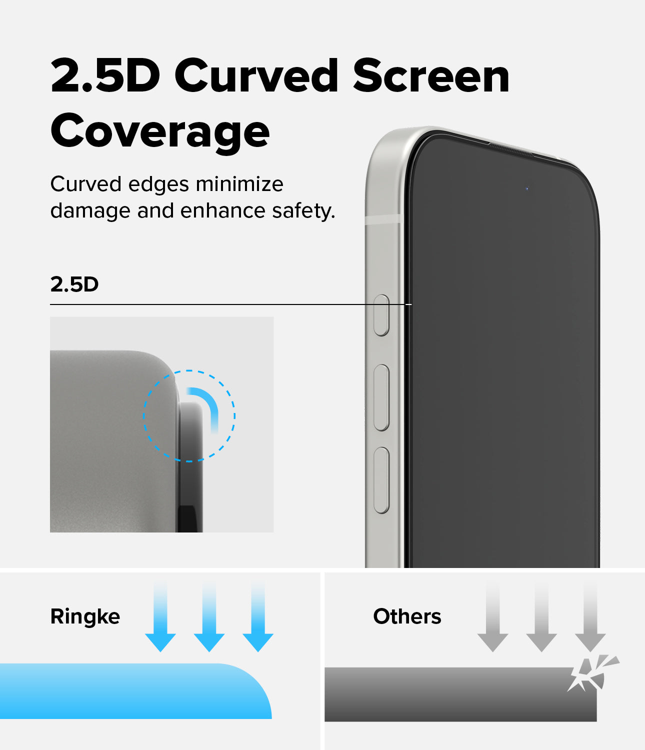 iPhone 17 Easy Slide Tempered Glass 2 Pack by Ringke