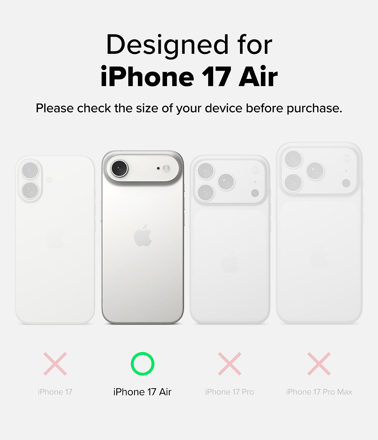 iPhone 17 Air Case Fusion X Magnetic Black by Ringke