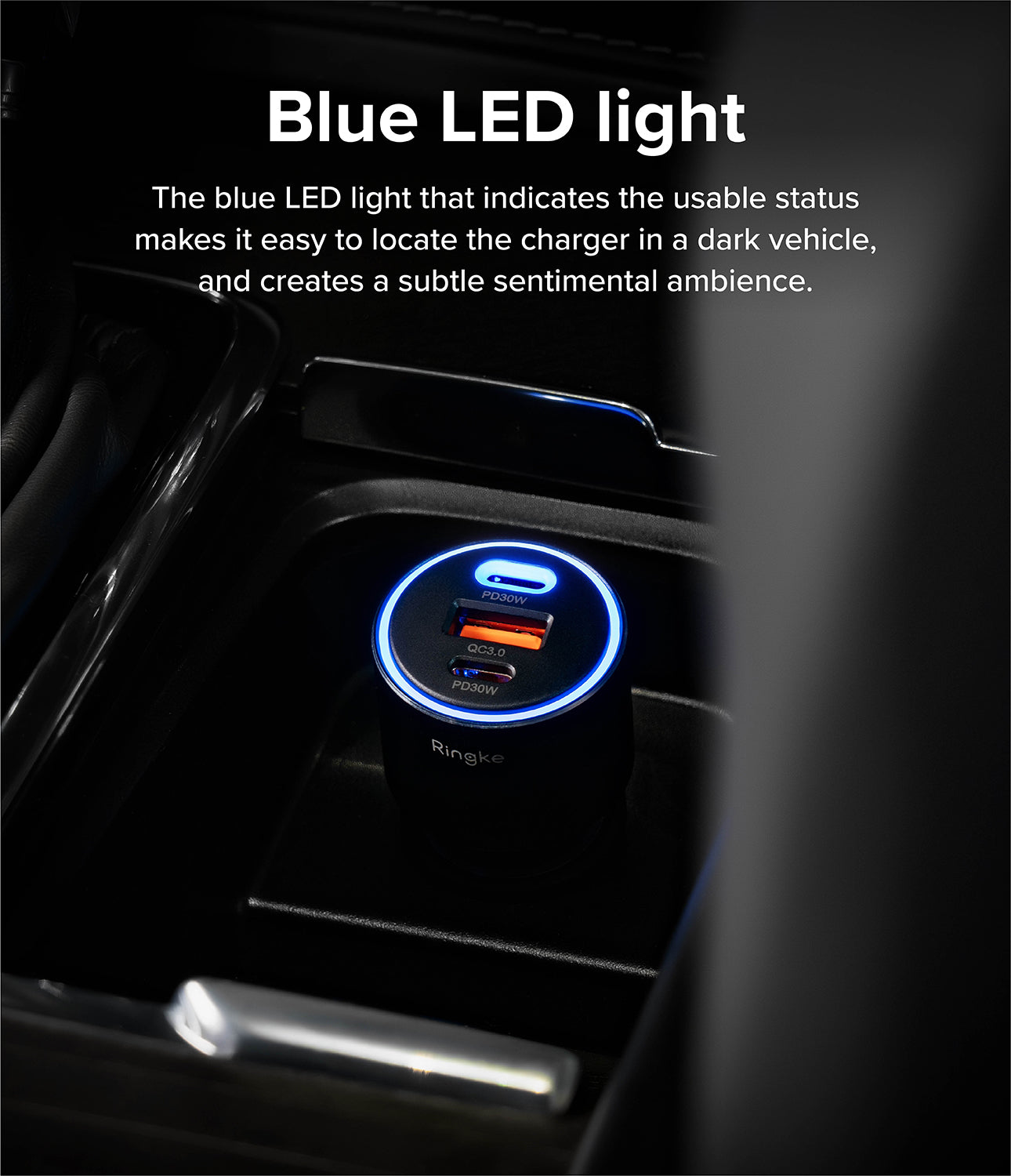Ringke 3 Ports Car Fast Charger