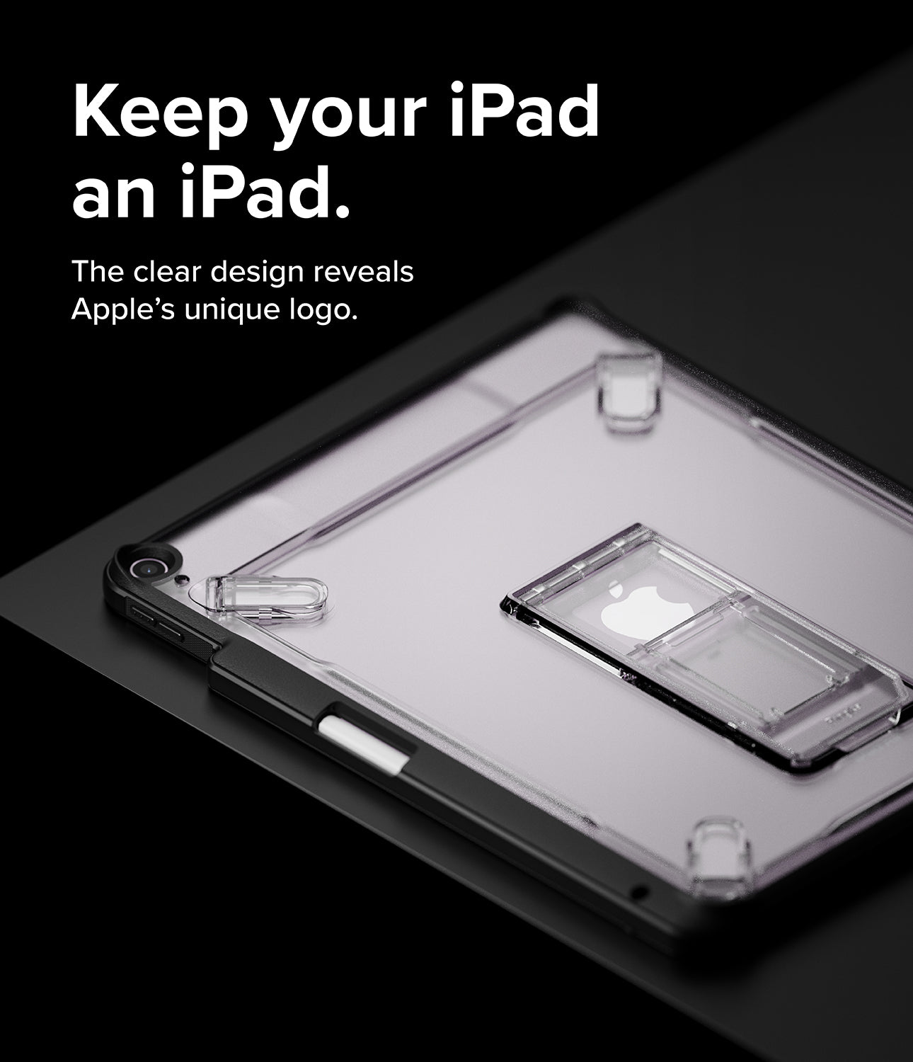 iPad Air 13" (M3/M2) Fusion Sketch Stand Black Case by Ringke