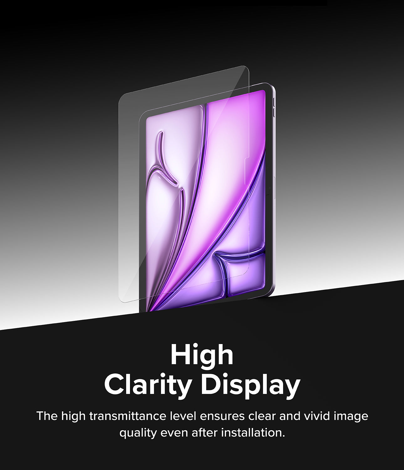 Custom-fit easy installation tool for the Ringke screen protector.
