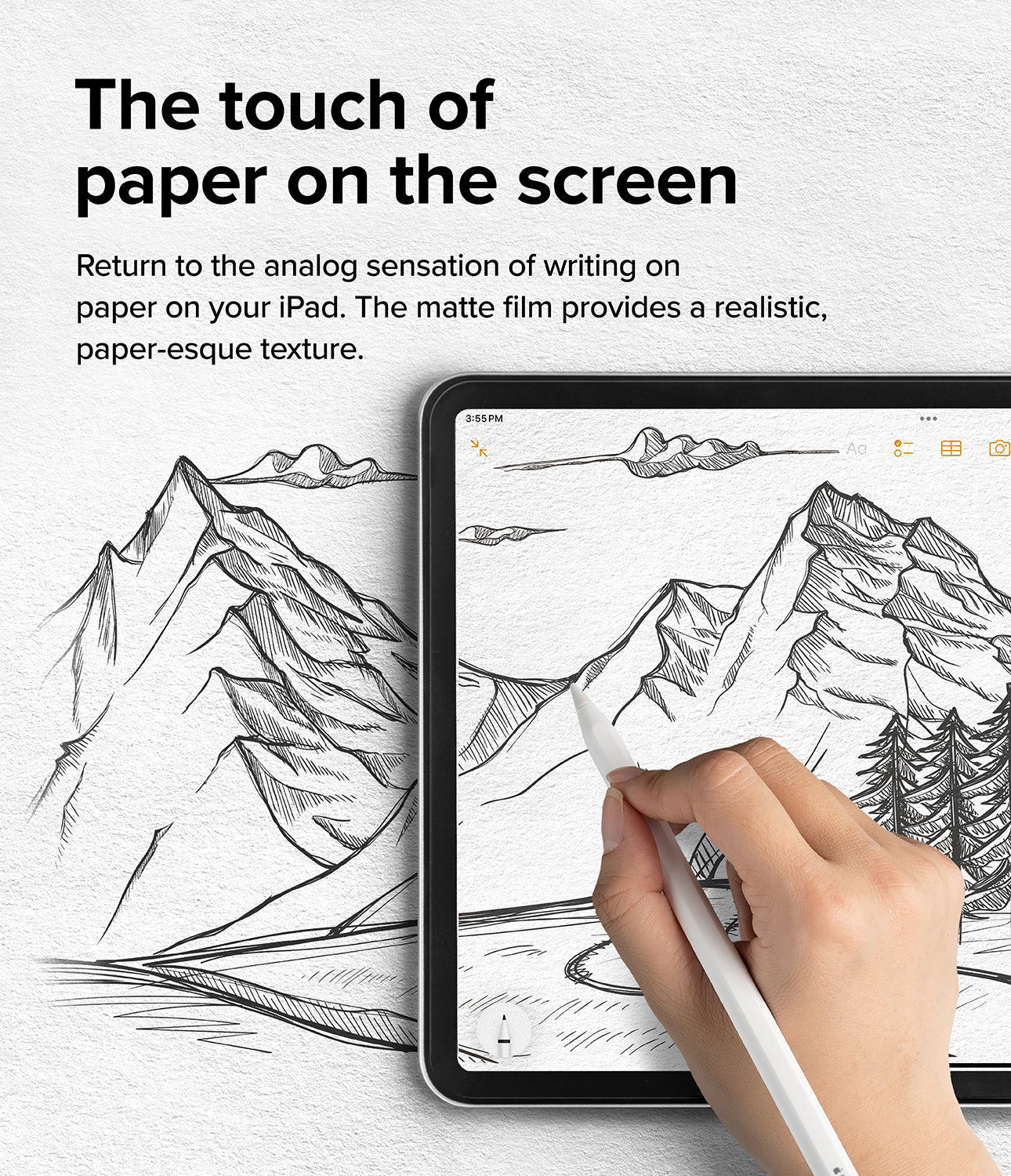 iPad Air 13" (M3/M2) Paper Touch Film Soft 1+1 by Ringke