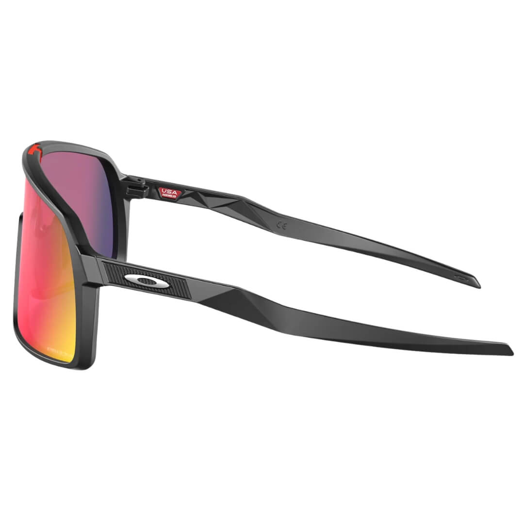 Oakley Sutro OO9406 940608 Sunglasses - Matte Black Frame, Prizm Road Lens Side View