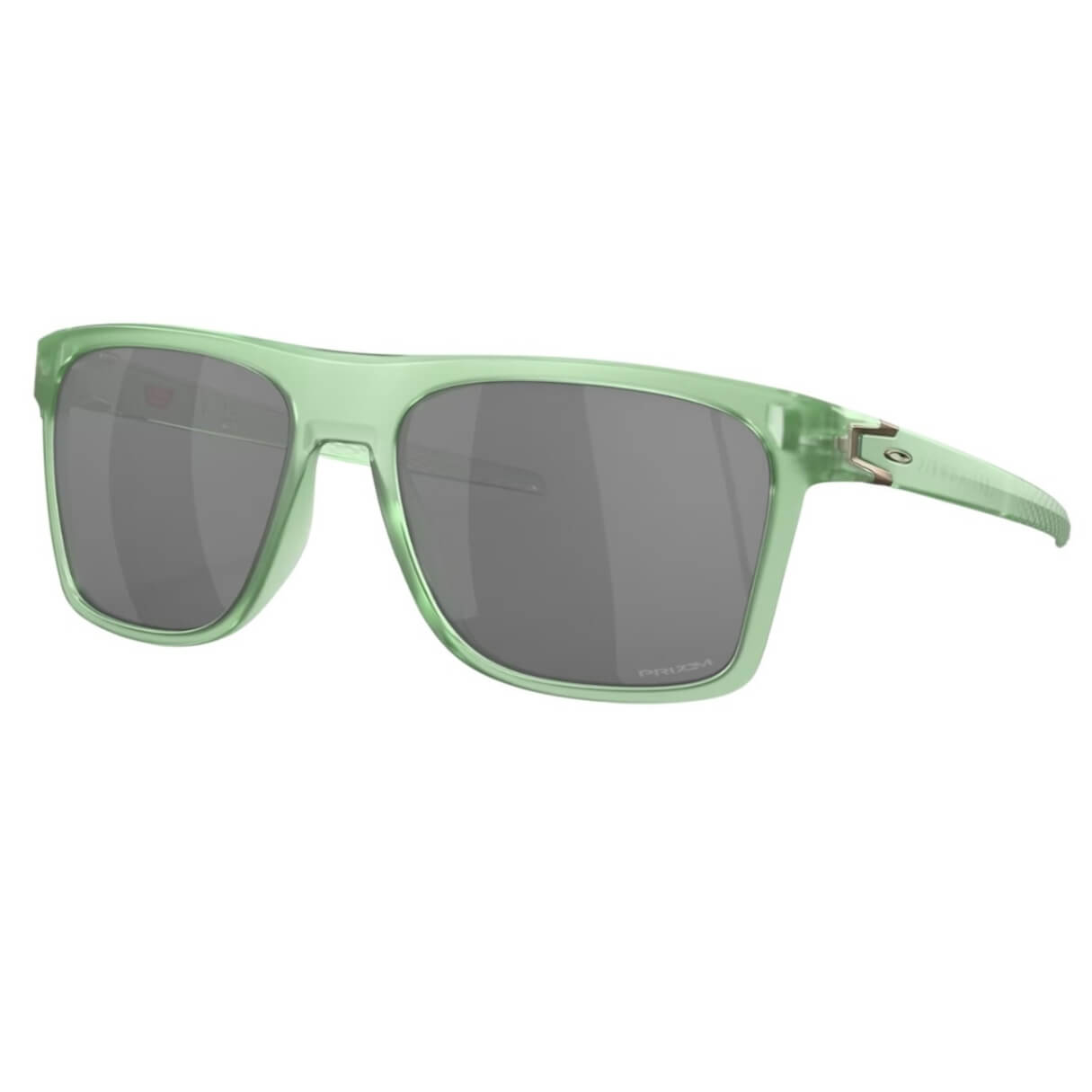 Oakley OO9100 Leffingwell 910017 Sunglasses - Matte Jade with Prizm Lens Full Side View
