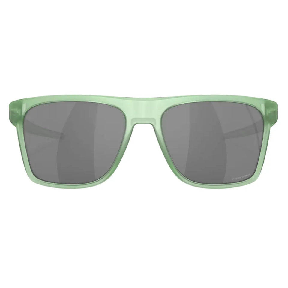 Oakley OO9100 Leffingwell 910017 Sunglasses - Matte Jade with Prizm Lens Full Front View