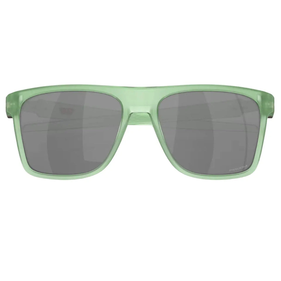 Oakley OO9100 Leffingwell 910017 Sunglasses - Matte Jade with Prizm Lens Folding View