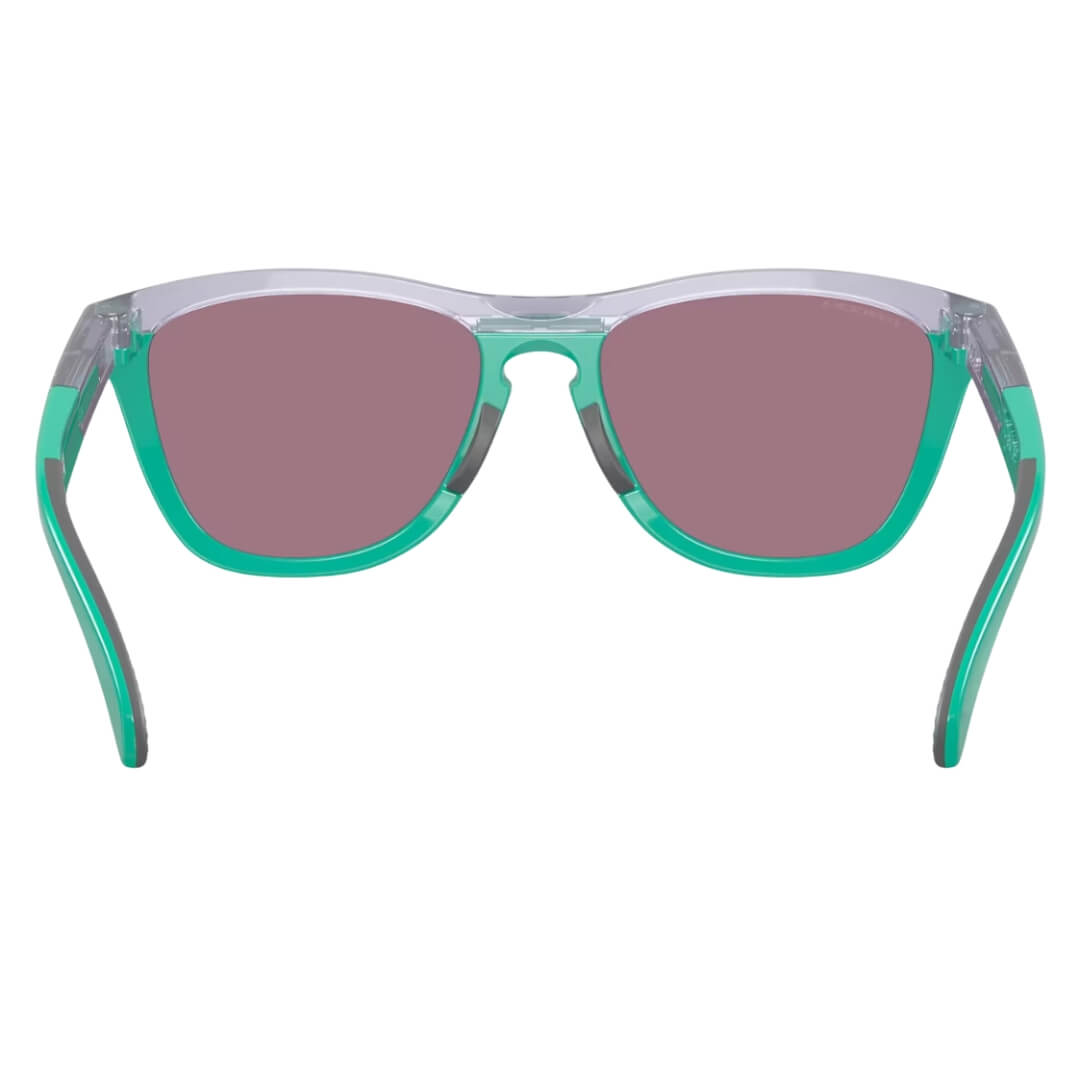 Oakley Frogskins Range OO9284 928406 Sunglasses - Lilac/Celeste Frame, Prizm Jade Lens Back View