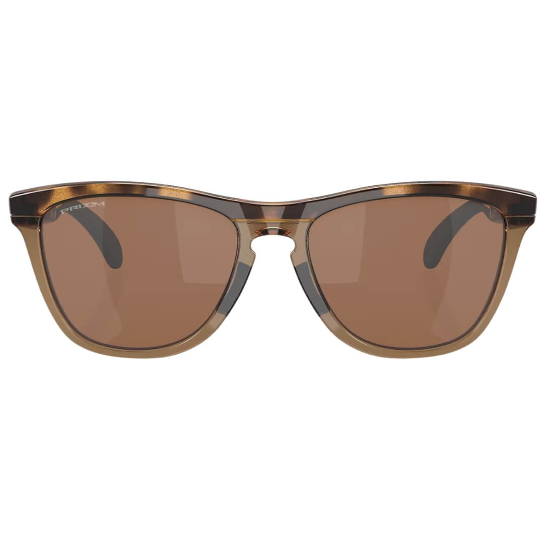 Oakley Frogskins Range OO9284 928407 Sunglasses - Brown Tortoise/Brown Smoke Frame, Prizm Tungsten Polarized Lens Front View