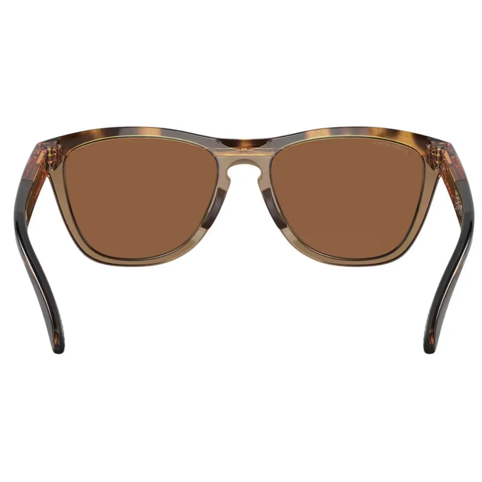 Oakley Frogskins Range OO9284 928407 Sunglasses - Brown Tortoise/Brown Smoke Frame, Prizm Tungsten Polarized Lens Back View
