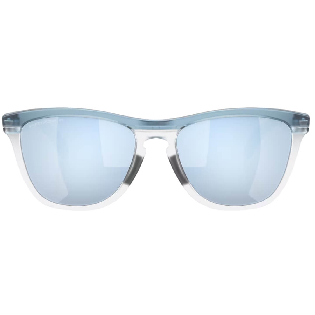 Oakley Frogskins Range OO9284 928409 Sunglasses - Transparent Stonewash, Prizm Deep Water Polarized Lens Front View