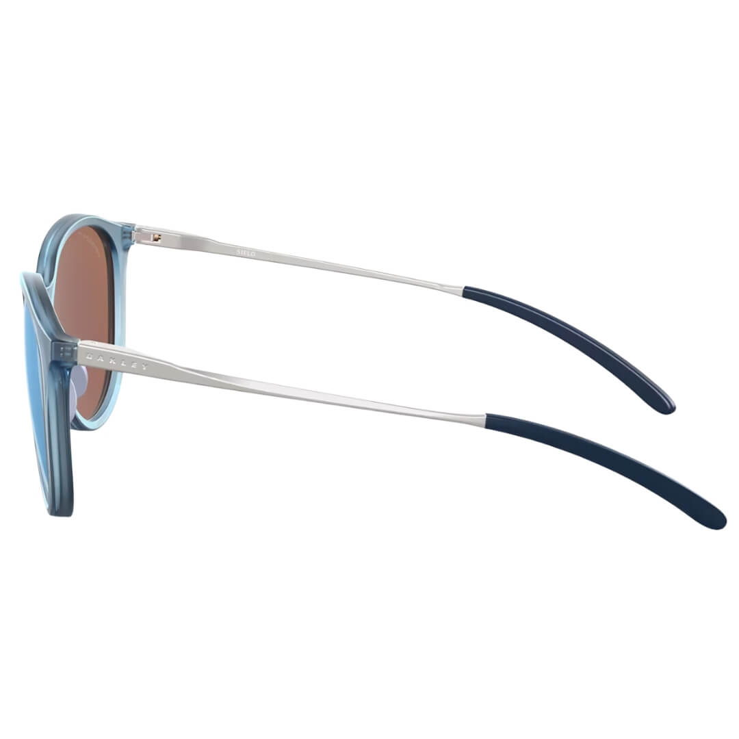 Oakley Sielo OO9288 928804 Sunglasses - Matte Stonewash Frame, Prizm Deep Water Polarized Lens Side View