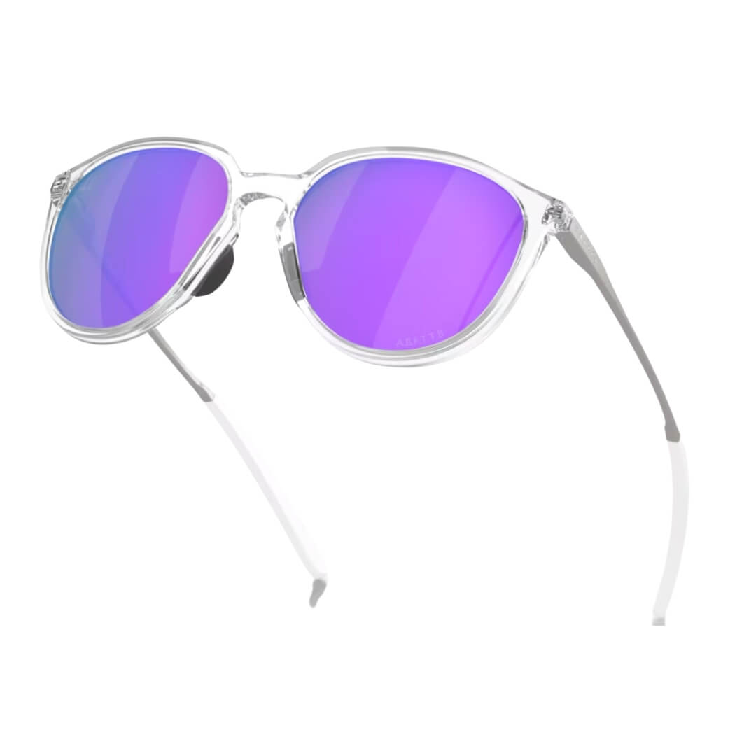 Oakley Sielo OO9288 928807 Sunglasses - Polished Chrome Frame, Prizm Violet Lens Standing View