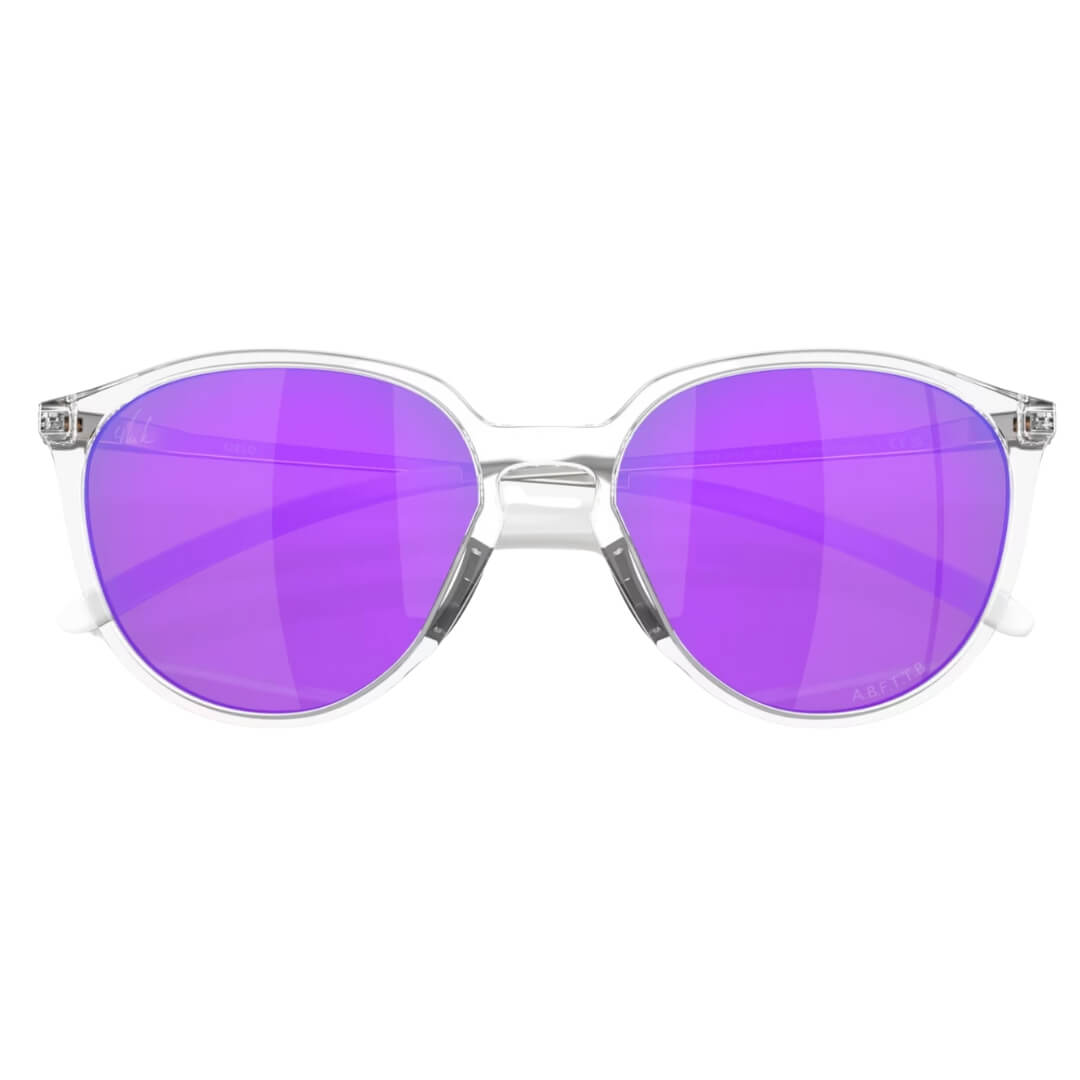 Oakley Sielo OO9288 928807 Sunglasses - Polished Chrome Frame, Prizm Violet Lens Front Closeup View