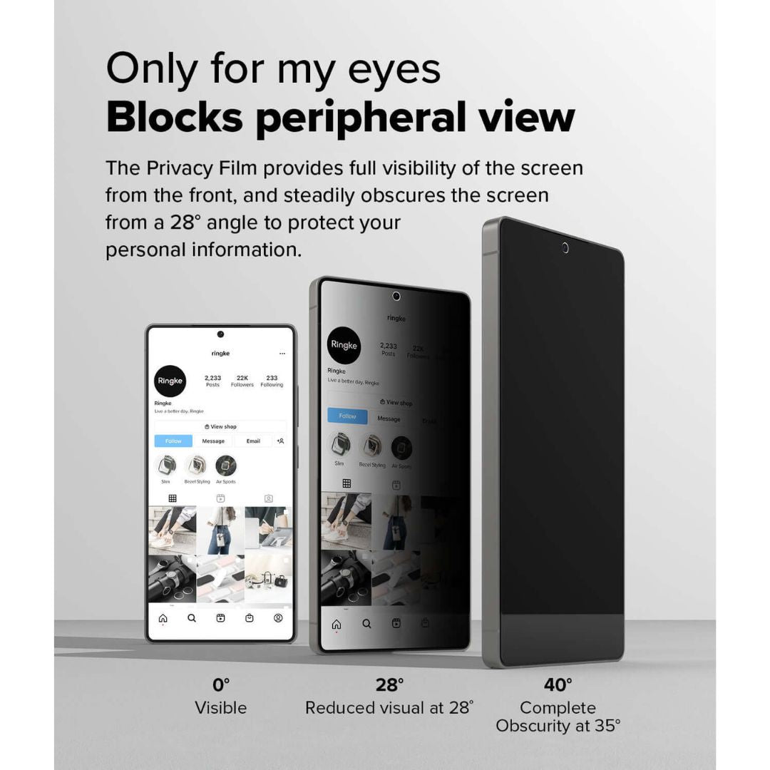 Galaxy S25 Ultra Screen Protector Easy Slide Privacy Tempered Glass 2 pack