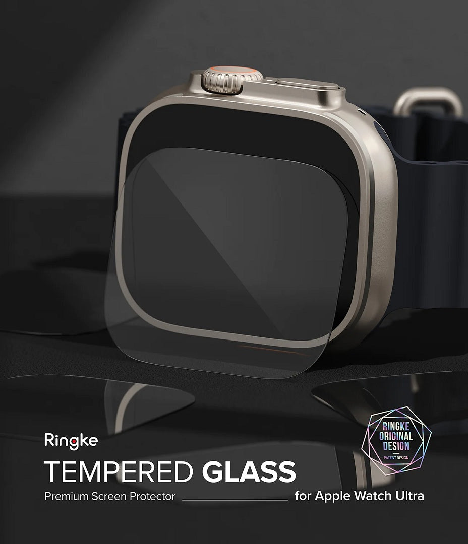 Ringke offers tempered glass specifically designed for both the Apple Watch Ultra 1 and Ultra 2 models.
