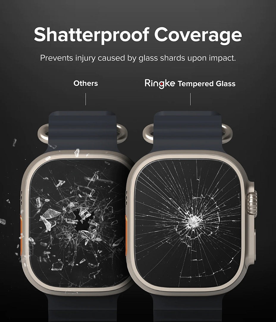 Apple Watch Ultra 2 / 1 Screen Protector Tempered Glass 4 Pack By Ringke