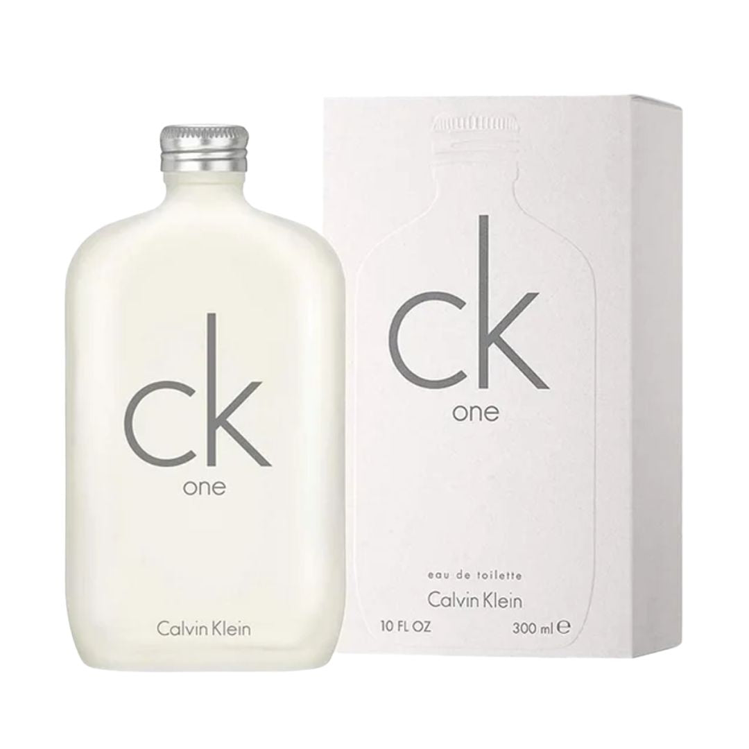 Calvin Klein CK One perfume 300ml bottle and packaging on a white background  at Gadgets Online NZ Ltd