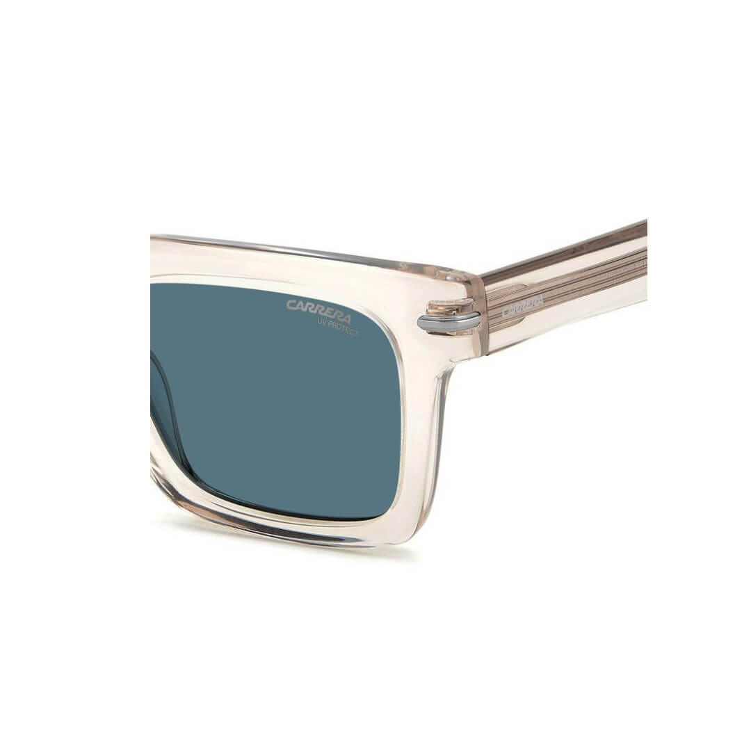 Carrera 316/S FWM 52KU Men's Square Sunglasses - Nude Frame Left Closeup View