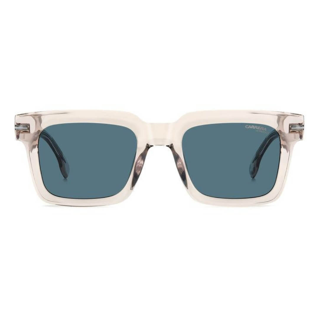 Carrera 316/S FWM 52KU Men's Square Sunglasses - Nude Frame Front Open View