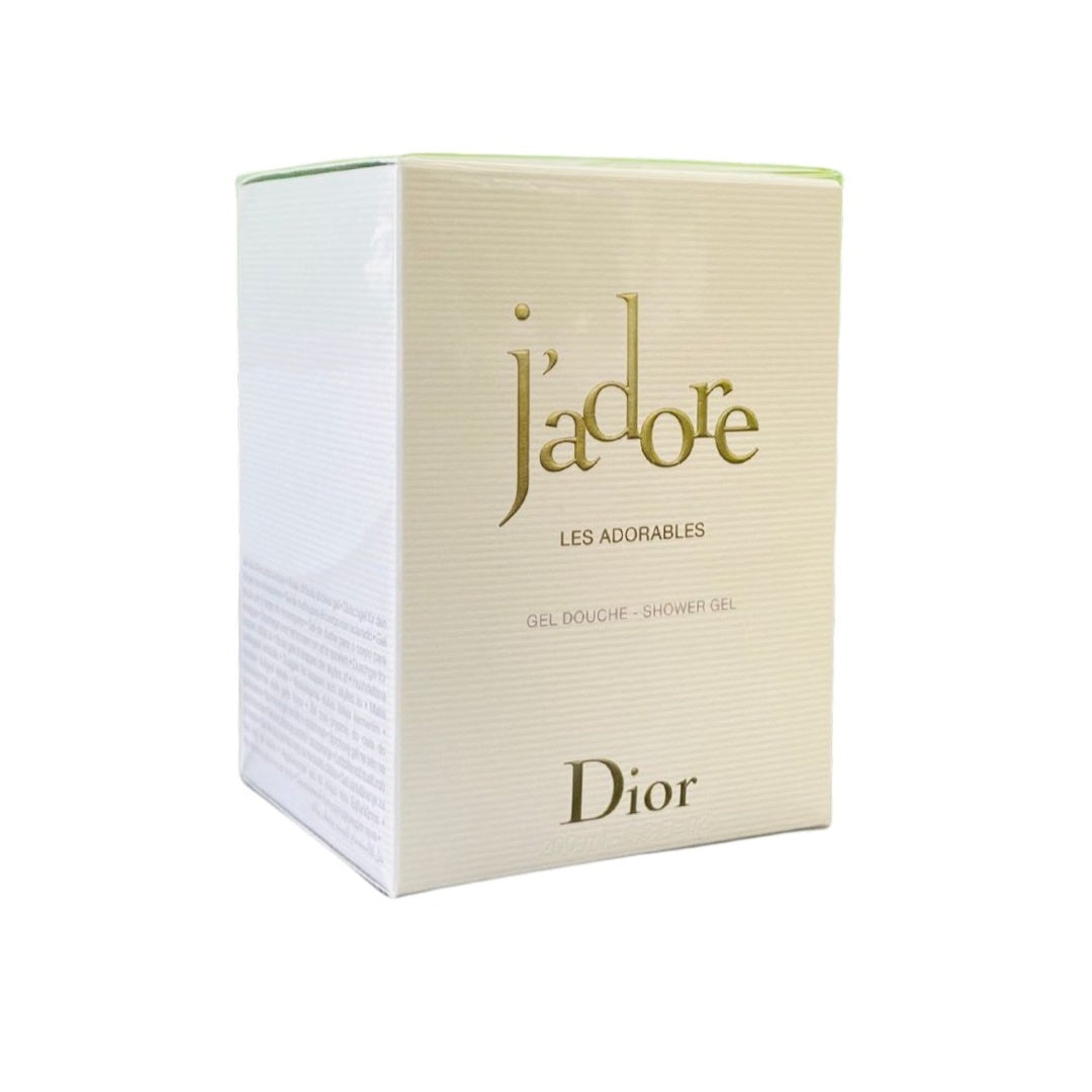 Christian Dior J'adore Les Adorables Shower Gel 200ml at Gadgets Online NZ LTD - Luxurious jasmine-infused body wash in an elegantly designed pump bottle, embodying the floral essence of J'adore.