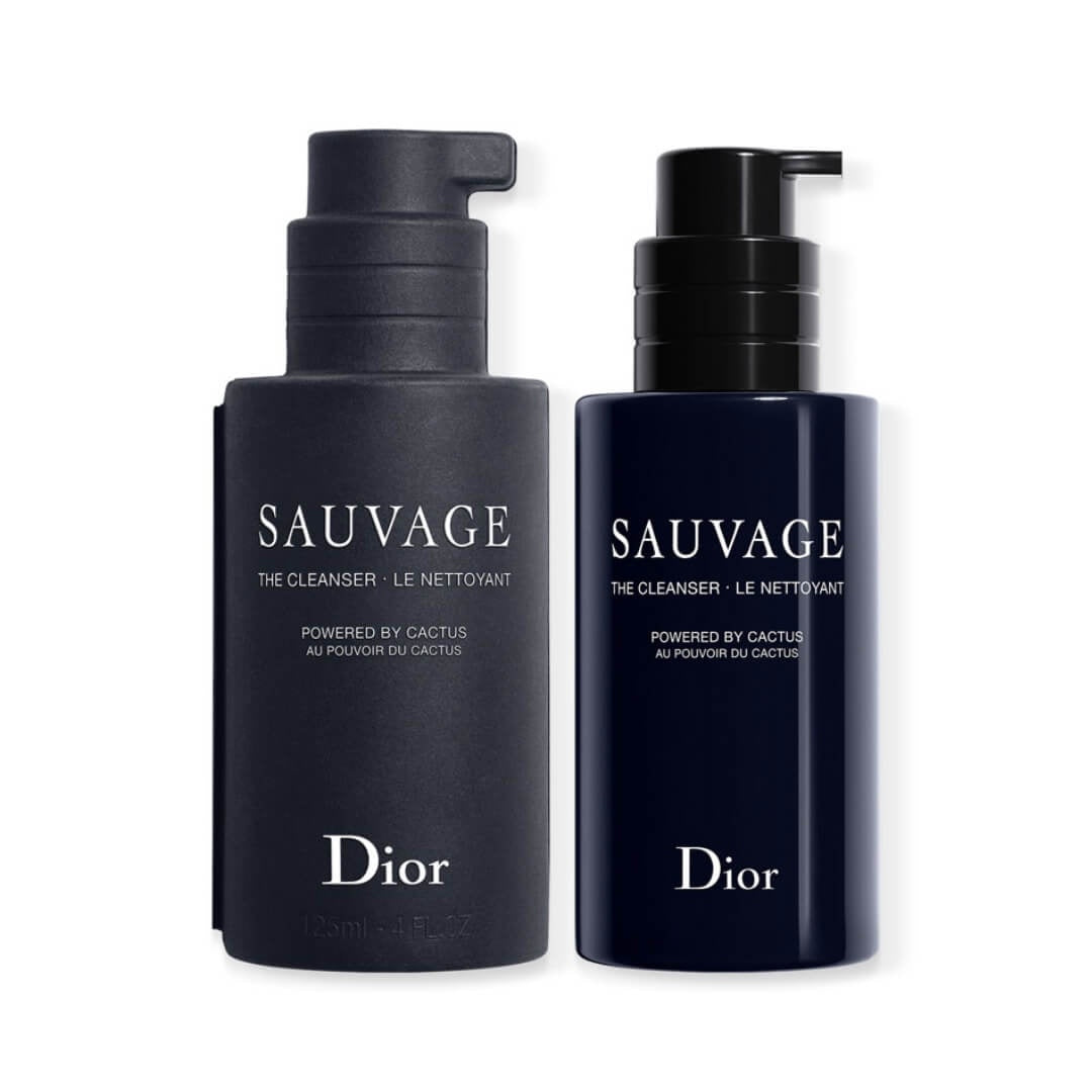 Christian Dior Sauvage The Cleanser 125ml for Men at Gadgets Online NZ LTD - Experience deep cleansing and hydration with cactus extract and black charcoal in a sophisticated pump bottle.