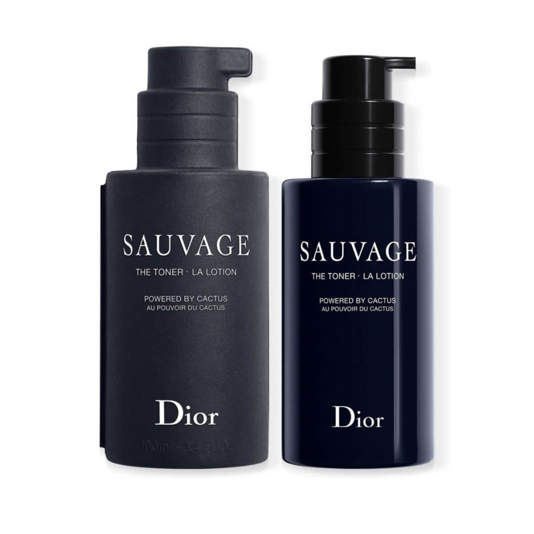 Christian Dior Sauvage The Toner 100ml for Men at Gadgets Online NZ LTD - Natural-origin skin toner with cactus extract for men, providing a refreshing and soothing sensation.