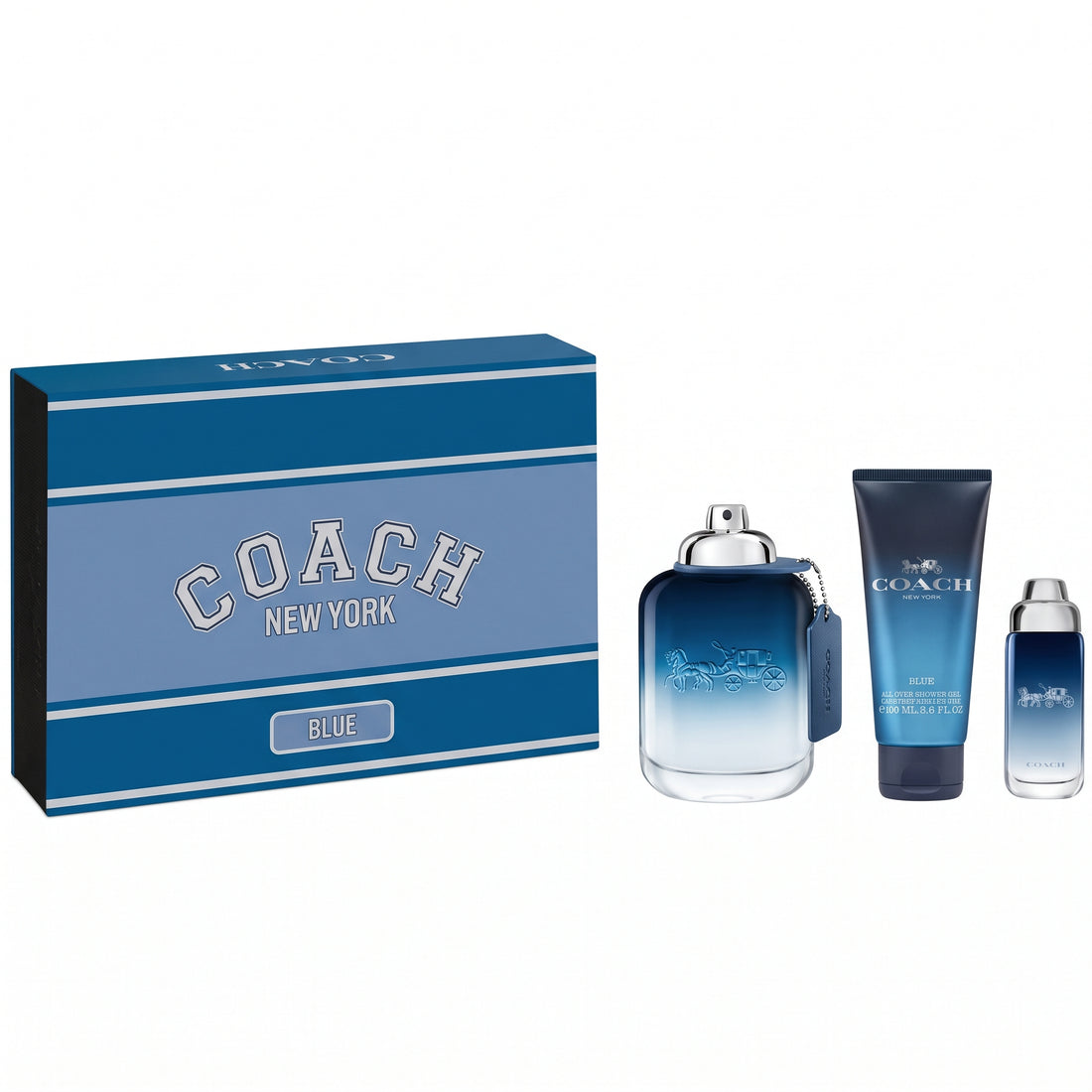 Coach Blue EDT 100ml 3pc Gift Set 2026